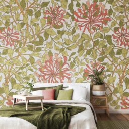 Origin Murals Honeysuckle Pink Wall Mural