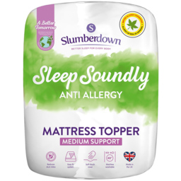 Slumberdown Single Sleep Soundly Anti Allergy Mattress Topper