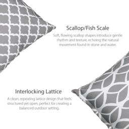 Oseasons Stonewave Assorted Scatter Cushion 4 Pack - thumbnail 4