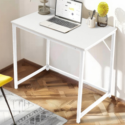 House of Home Computer Desk Rustic White and White - thumbnail 1