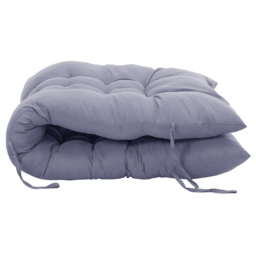 Living and Home Grey Thick Soft Chaise Lounge Garden Chair Cushion - thumbnail 3