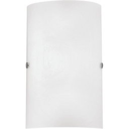 EGLO Troy 3 Satin Glass and Steel Wall Light