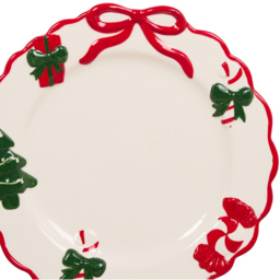 Candy Cane Bow Plate - thumbnail 3