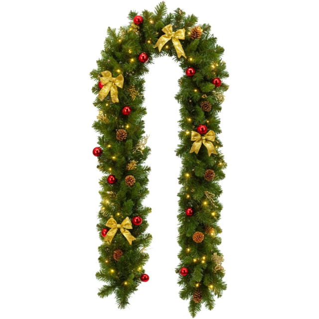 Marco Paul LED Artificial Christmas Garland 180cm - image 1