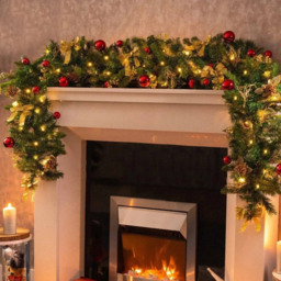 Marco Paul LED Artificial Christmas Garland 180cm - thumbnail 2