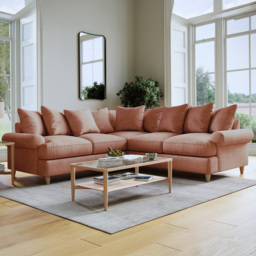 Clara Faro 11 Pink 4 Seater Agmamito Sofa