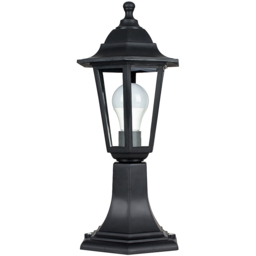 ValueLights Mayfair Black Outdoor Post Topper Light