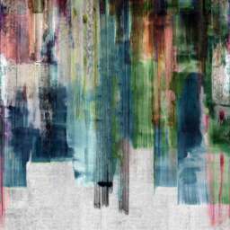 Grandeco Painted Digital Stripes 3 Lane Wall Mural - thumbnail 2