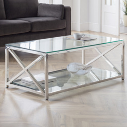 Julian Bowen Miami Silver Coffee Table