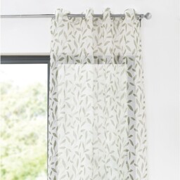 Divante Serenity Leaf Sage Voile Curtain