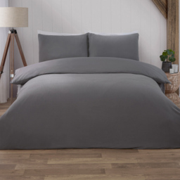 Muslin Duvet Set Grey Single - thumbnail 1