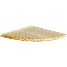 Core Products Sanded Wood Corner Shelf Kit 38cm
