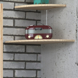 Core Products Sanded Wood Corner Shelf Kit 38cm - thumbnail 2