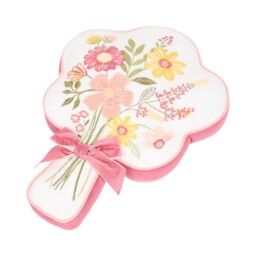 Blooming Bouquet Shaped Cushion Pink - thumbnail 3