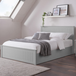 Julian Bowen Maine King Dove Grey Ottoman Bed - thumbnail 1