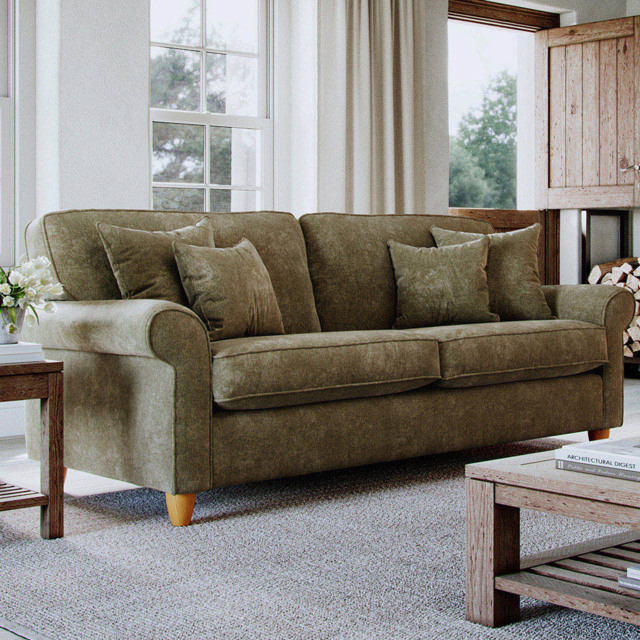 Sinatra Glory Winter Moss 3 Seater Large Sofa - image 1