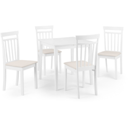 Julian Bowen Rufford Extending Dining Table White - thumbnail 4