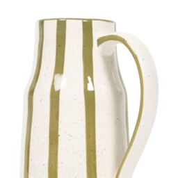 Freya Striped Ceramic Jug - thumbnail 3