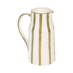Freya Striped Ceramic Jug - thumbnail 4