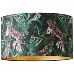 ValueLights Addalyn Animal Print Green Easy Fit Shade