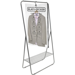 BLACK+DECKER Clothes Rail with Hanging Vacuum Bag - thumbnail 1