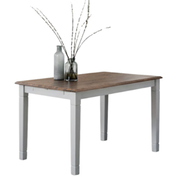 Noa and Nani Canterbury 140cm Dining Table Grey and Dark Pine - thumbnail 2