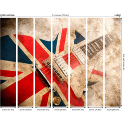 Origin Murals Rock Guitar Wall Mural - thumbnail 4