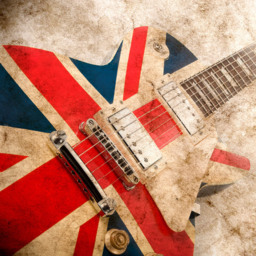 Origin Murals Rock Guitar Wall Mural - thumbnail 2