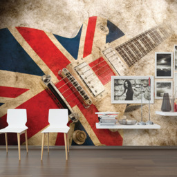 Origin Murals Rock Guitar Wall Mural - thumbnail 1