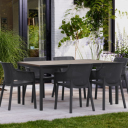 Keter Porto Elisa 6 Seater Dining Table and Chair Set - thumbnail 1