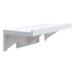 Living and Home White Self Adhesive Bathroom Floating Shelf