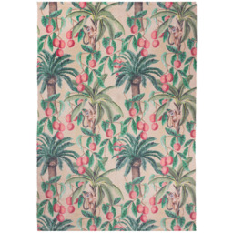 Furn Monkey Palm Monkey Pattern Cream Woven Rug 120 x 170cm - thumbnail 1