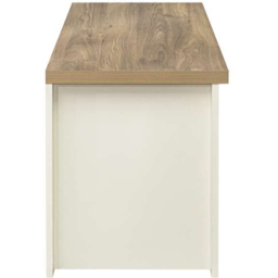 Highgate Single Door 2 Shelf Cream Oak Small TV Unit - thumbnail 4