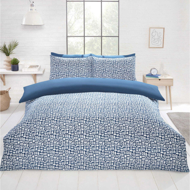 Rapport Home Pebbles King Size Blue Duvet Set - image 1