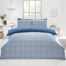 Rapport Home Pebbles King Size Blue Duvet Set - thumbnail 1