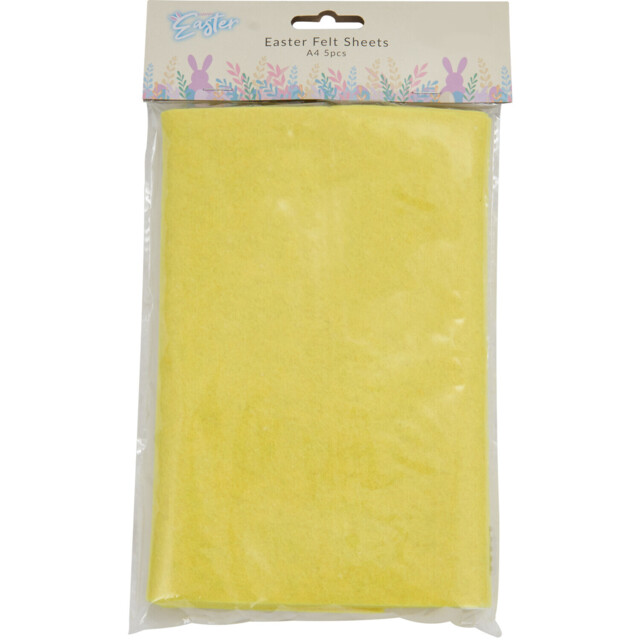 Easter Felt Sheet A4 5 Pack - image 1
