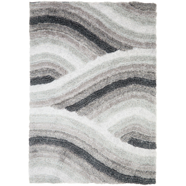 DS Living Wave Grey Ultra Plush Rug 160 x 230cm - image 1