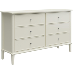 Dorel Franklin 6 Drawer Soft White Dresser - thumbnail 2