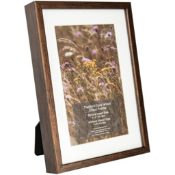 Thetford Brown Dark Wood Effect Photo Frame 5 x 7 inch