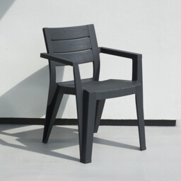 Keter Julie Graphite Garden Chair - thumbnail 1