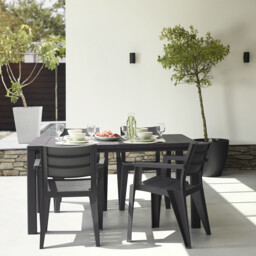 Keter Julie Graphite Garden Chair - thumbnail 2