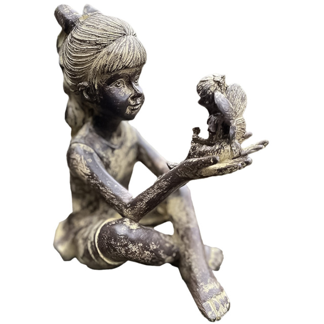 Marco Paul Sitting Girl With Fairy - image 1