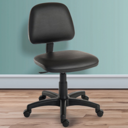 Teknik Office Ergo Blaster Faux Leather Desk Chair Black