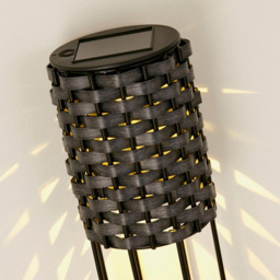 Lighting Collection IP44 Laguna Solar Spike Lantern 2 Pack - thumbnail 4