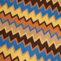 Living and Home Bohemian Wave Brown Sofa Throw Blanket with Tassels 170 x 127cm - thumbnail 4