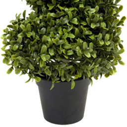 GreenBrokers Artificial Boxwood Spiral Tree 90cm - thumbnail 3