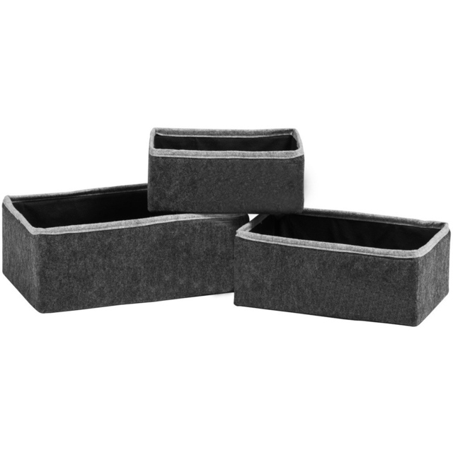 Premier Housewares Rectangular Stuff Storage Boxes 3 Pack - image 1