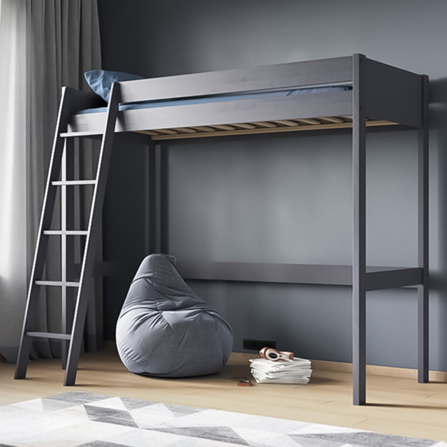 Noomi Tera Grey Single High Sleeper - image 1