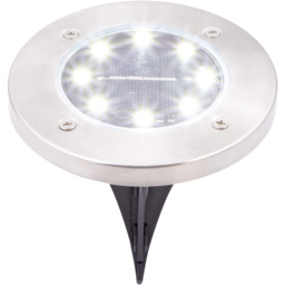 GardenKraft 4 Pack Bright White Solar Ground Light - thumbnail 3
