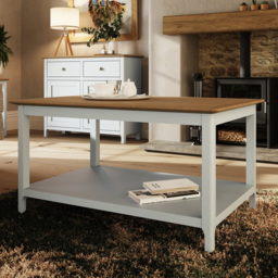 FWStyle Taberno Linen Coffee Table - thumbnail 1